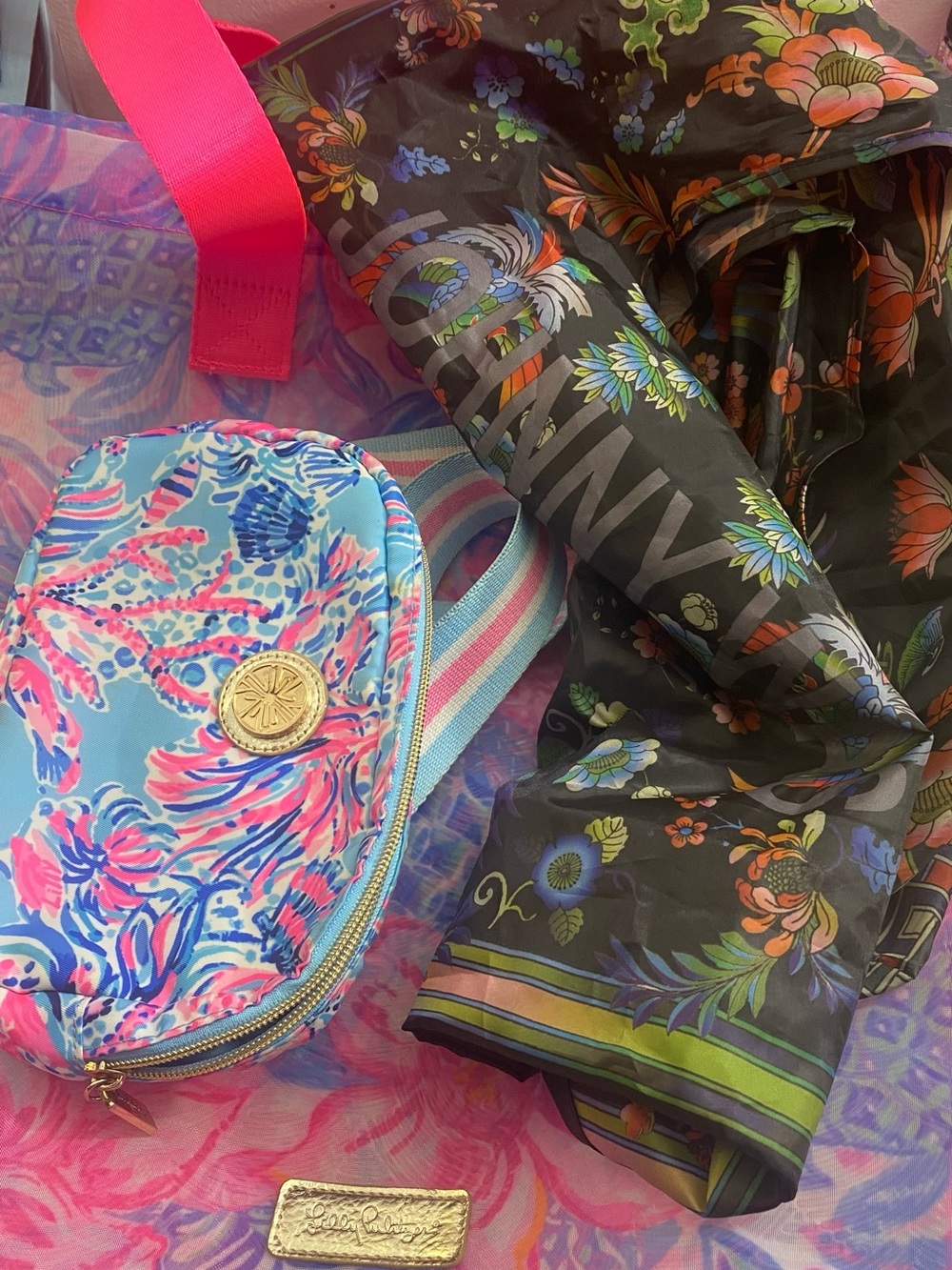 Lilly Pulitzer Tote Fanny Pack Johnny Was Tote Bag Comb